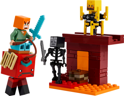 Lego The Nether Lava Battle