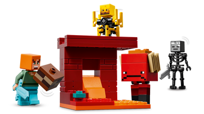 Lego The Nether Lava Battle