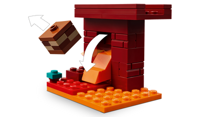 Lego The Nether Lava Battle