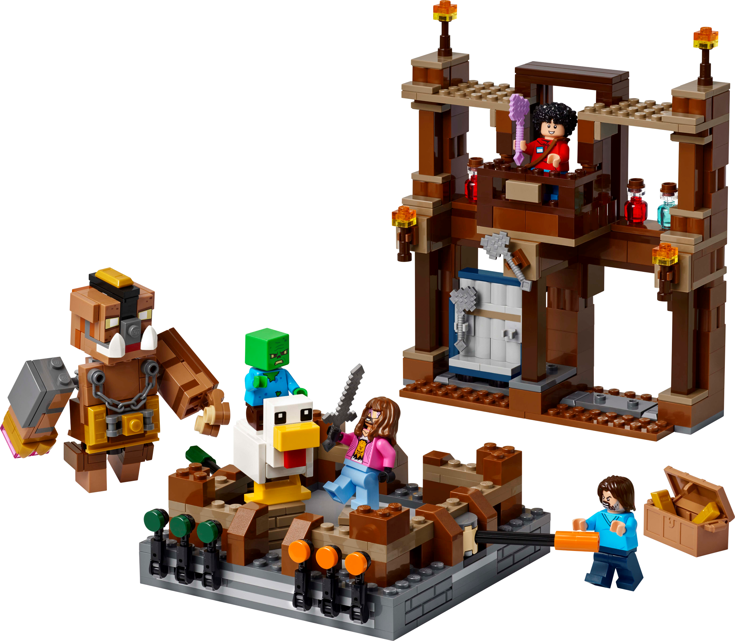 Lego Woodland Mansion Fighting Ring
