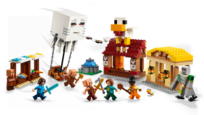 Lego The Ghast Balloon Village Attack