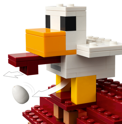 Lego The Ghast Balloon Village Attack