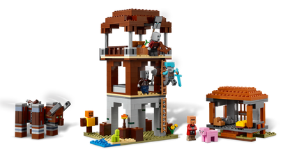 Lego The Pillager Outpost and Ravager