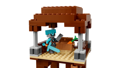Lego The Pillager Outpost and Ravager