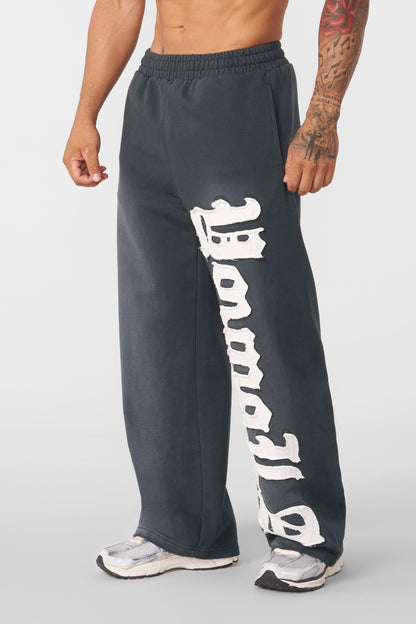 YoungLA 2127 - Big Patch Sweats Teal Wash