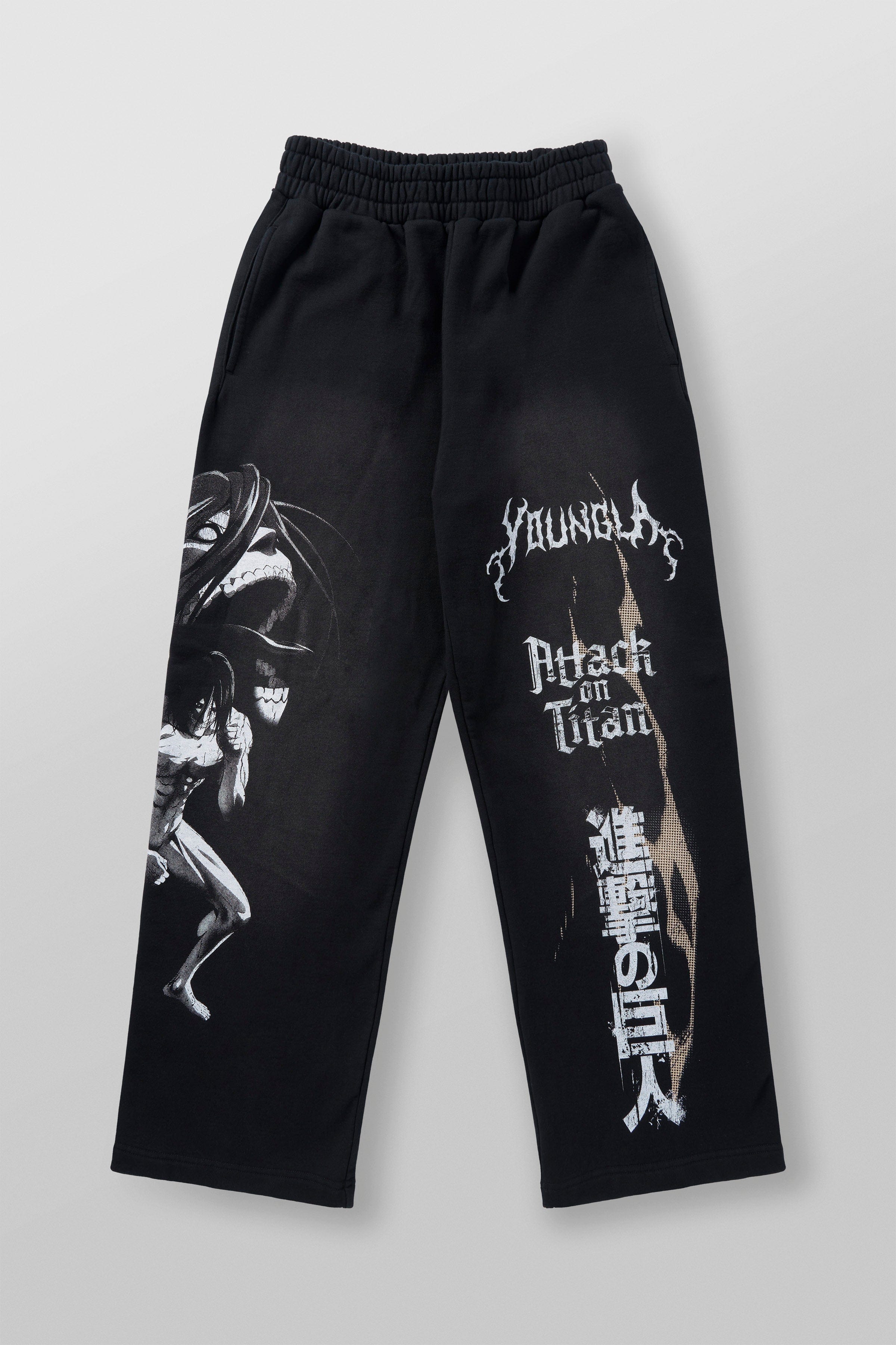 YoungLA 2128 - AOT  x YLA Baggy Joggers Eren Yeager