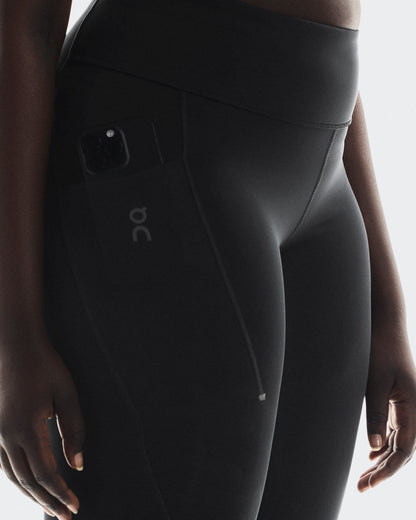 on performance tights Black (Women's)