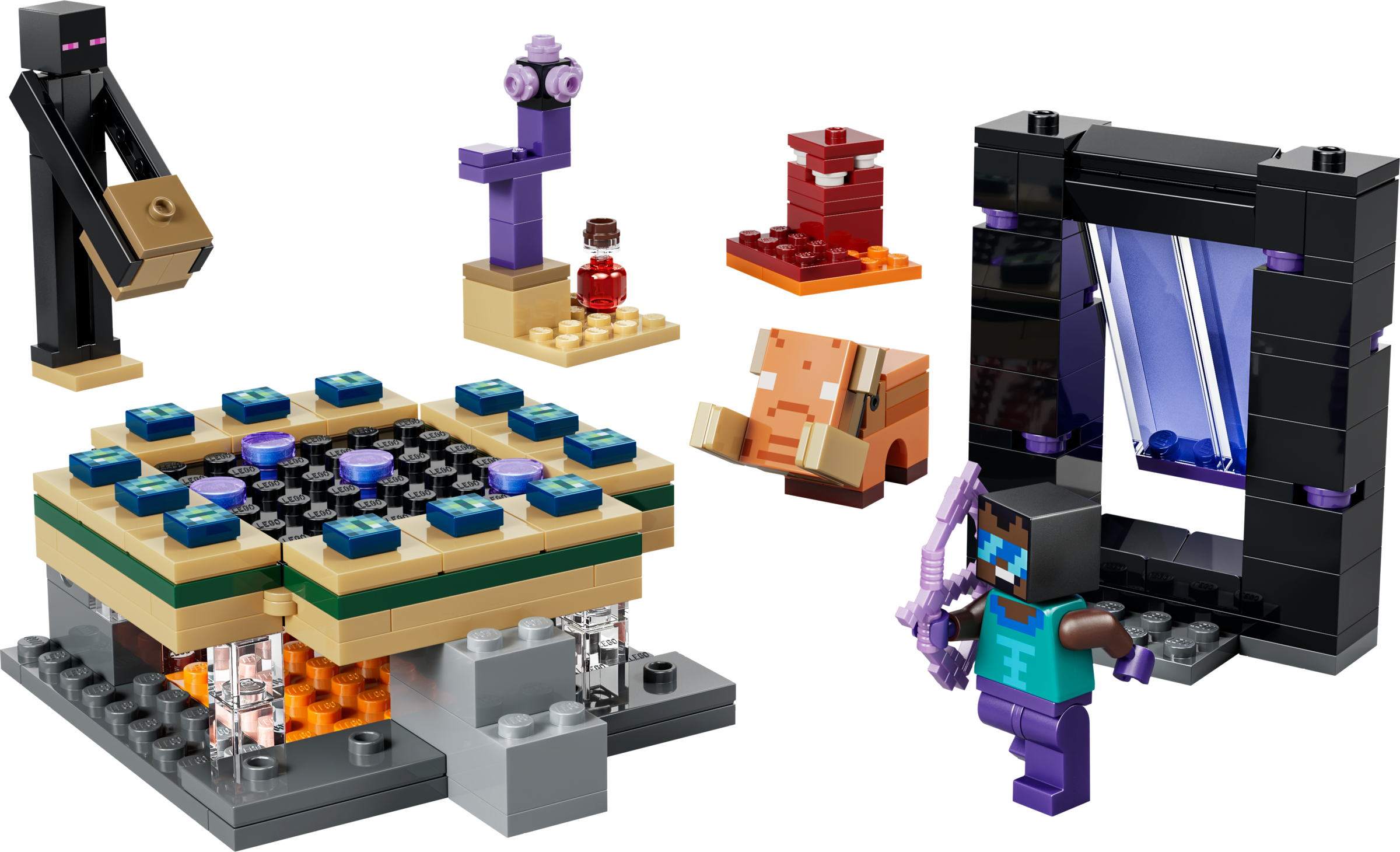 Lego Nether  End Portal Journey