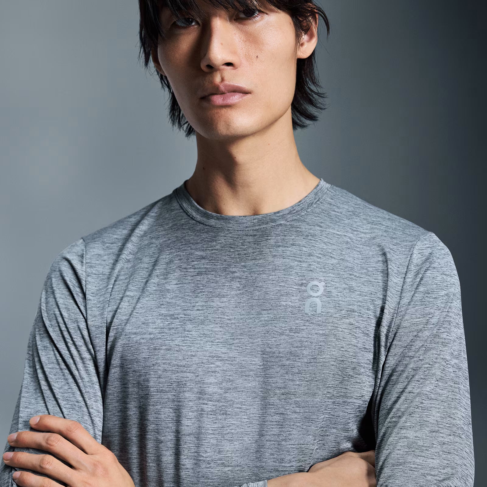 On Core Long-T Heather Gray