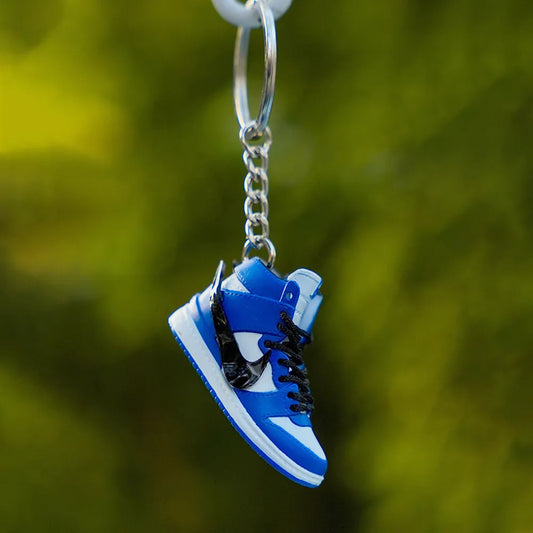 3D sneaker keychain Nike Dunk High Ambush Blue