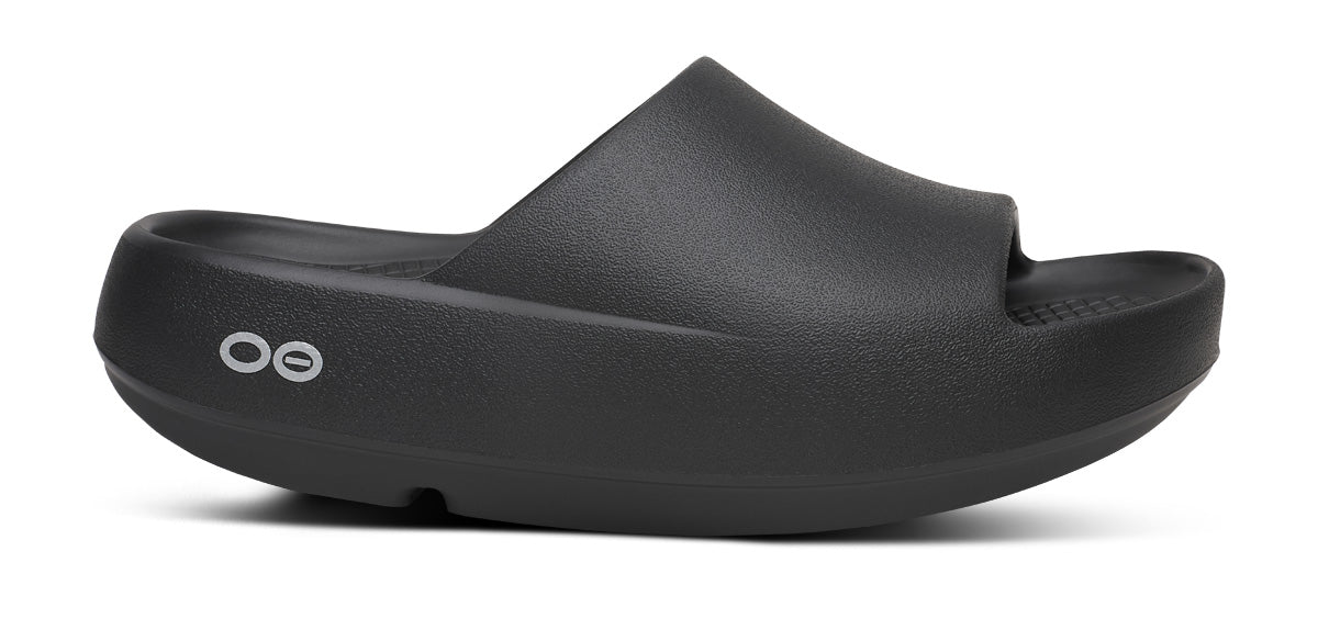 Oofos Men's Slide Black