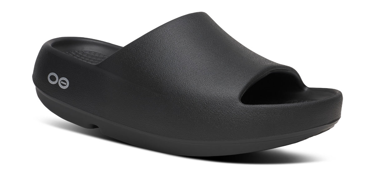 Oofos Men's Slide Black