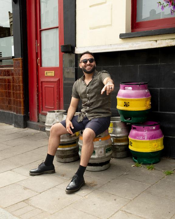 Dr Martens Yellow Stitch Smooth Leather Brogue Shoes - Black