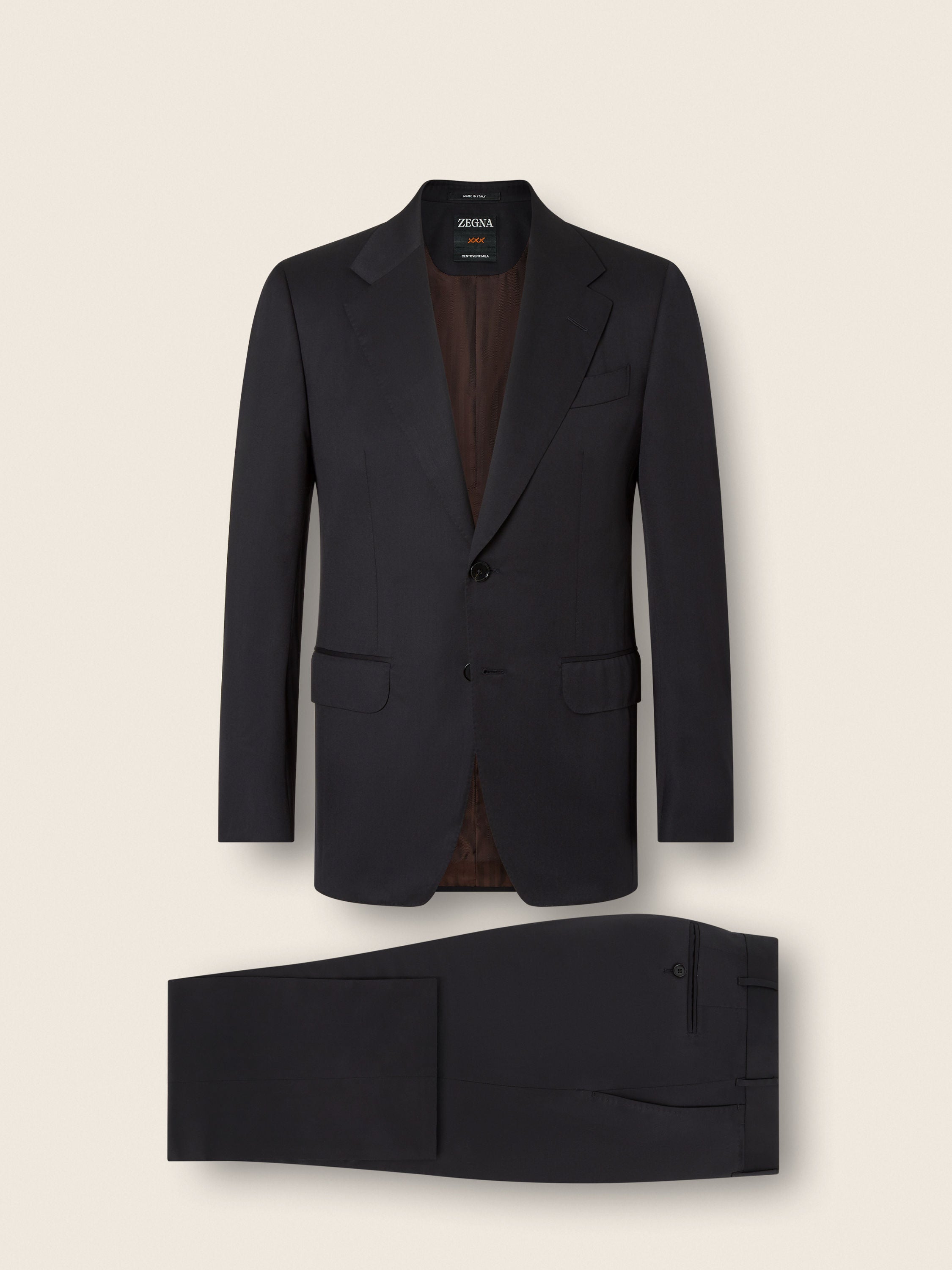 Zegna Black Trofeo 120Mila Wool Suit