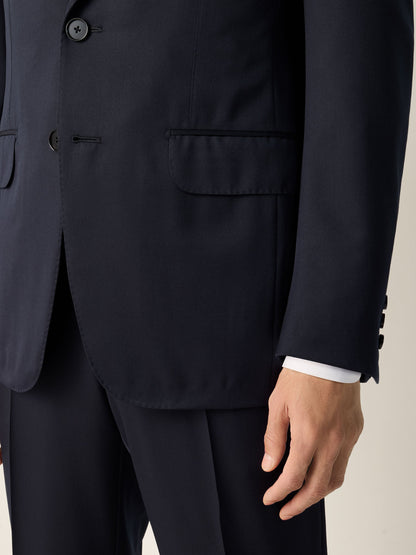 Zegna Navy Blue Trofeo 120Mila Wool Suit