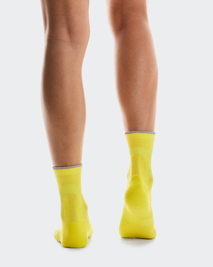 On Elite Run Sock Mid Lime