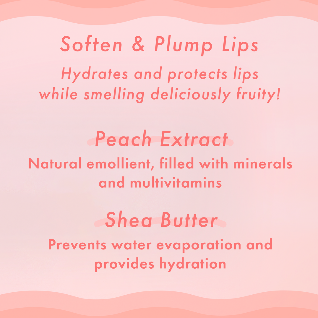 TONYMOLY Mini Peach Moisturizing Lip Balm Treatment