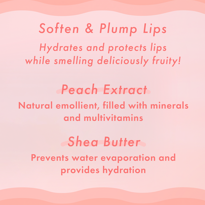 TONYMOLY Mini Peach Moisturizing Lip Balm Treatment