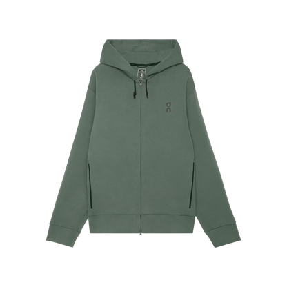 On Focus Tech Zip Hoodie Olive