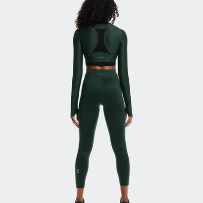 On Train Tights 7/8 Obsidian (Women'S)