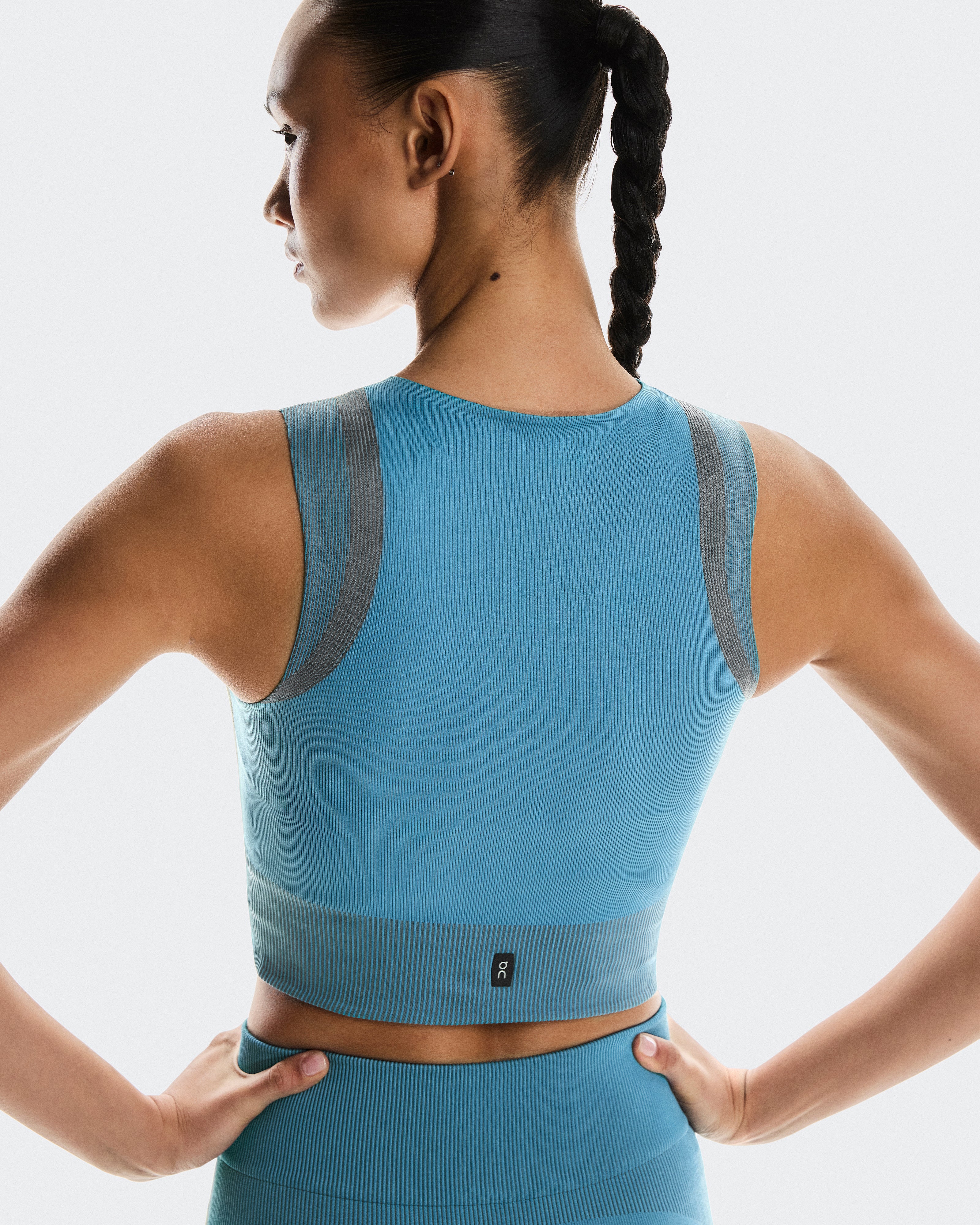 On Studio Knit Crop Niagara | Rock (Women'S)