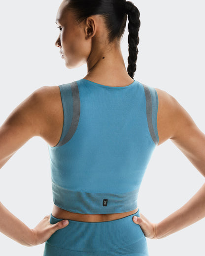 On Studio Knit Crop Niagara | Rock (Women'S)