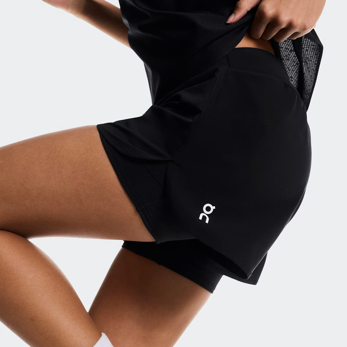 On 3" Court Shorts 2-In-1 Black (Women'S)