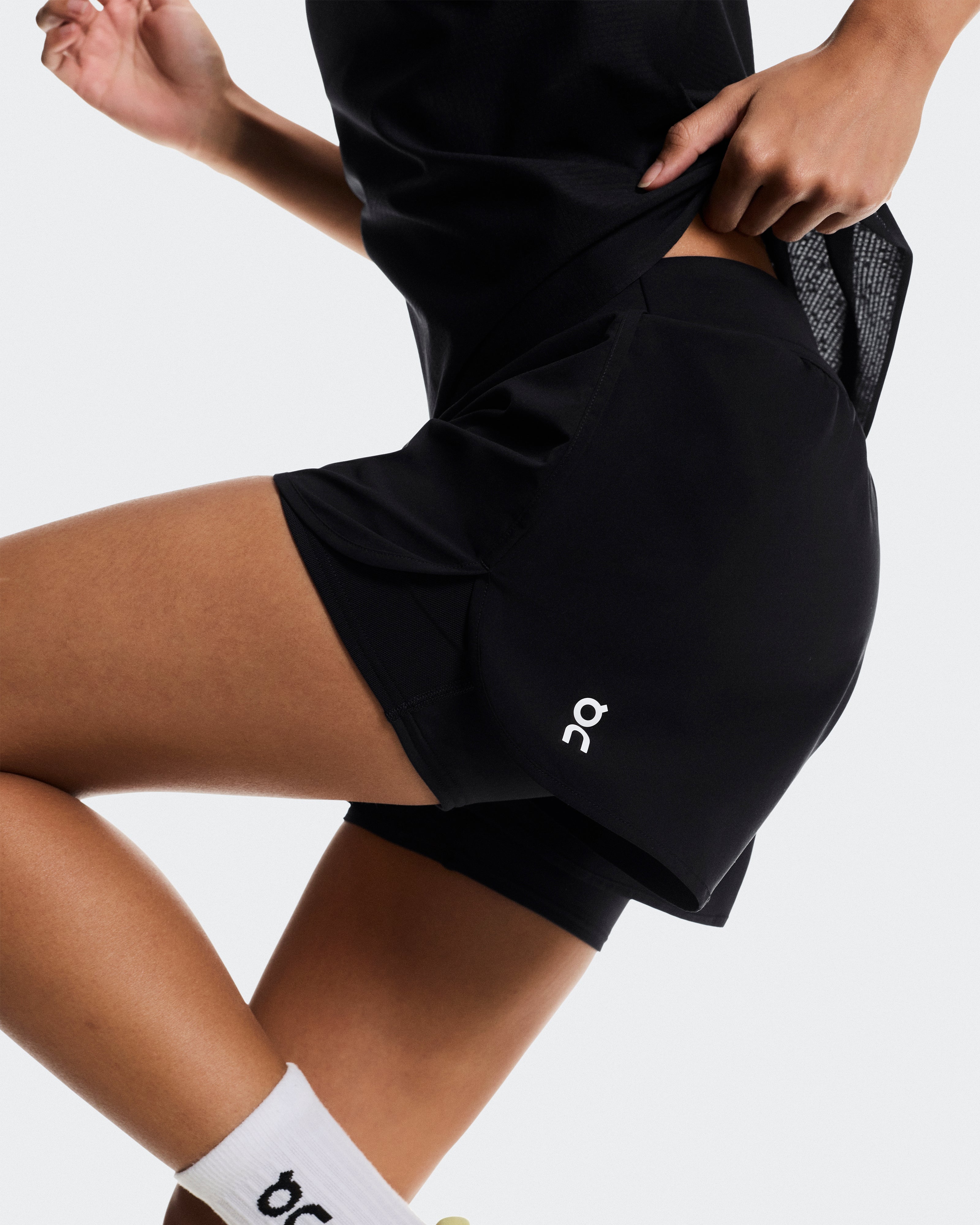 On 3" Court Shorts 2-In-1 Black (Women'S)