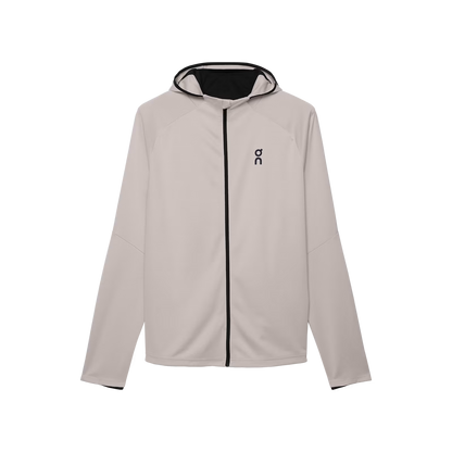 On Climate Zip Hoodie Silver