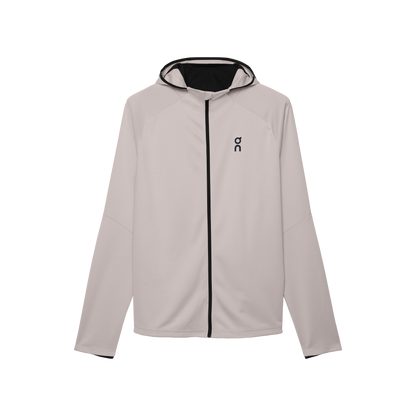 On Climate Zip Hoodie Silver