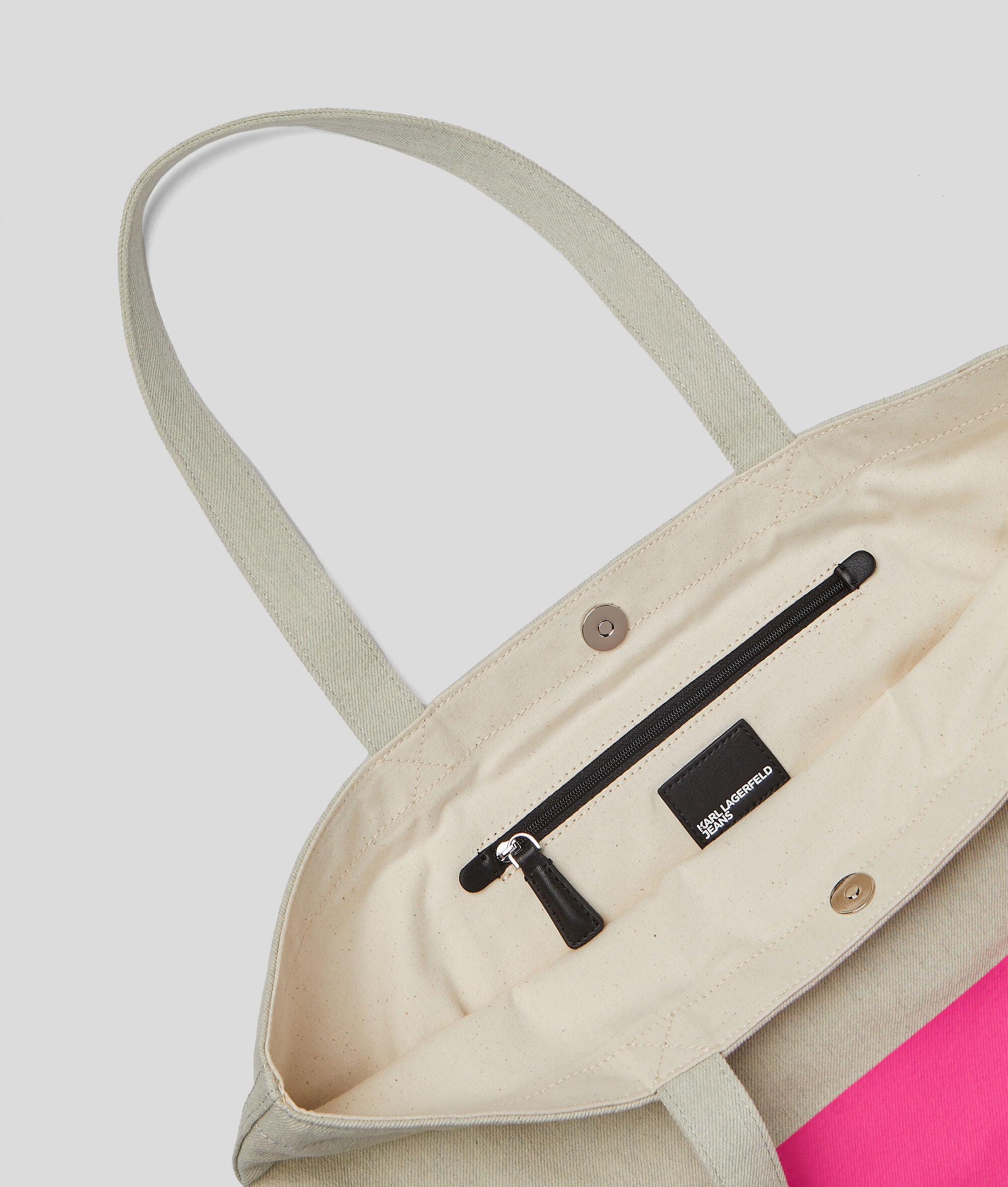 Klj Box Logo Canvas Shopper NATURAL NATURAL