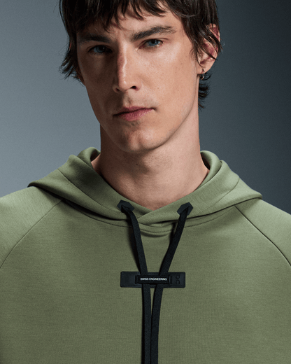 on hoodie Taiga