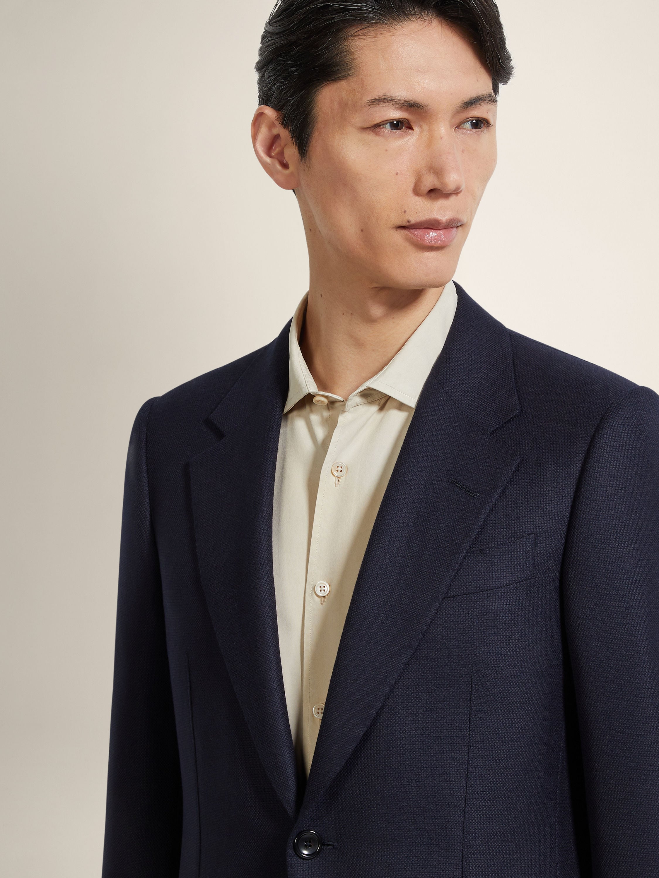 Zegna Navy Blue 15Milmil15 Wool Jacket