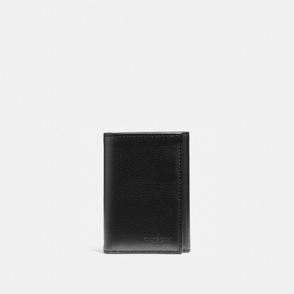 Coach Trifold Wallet Black
