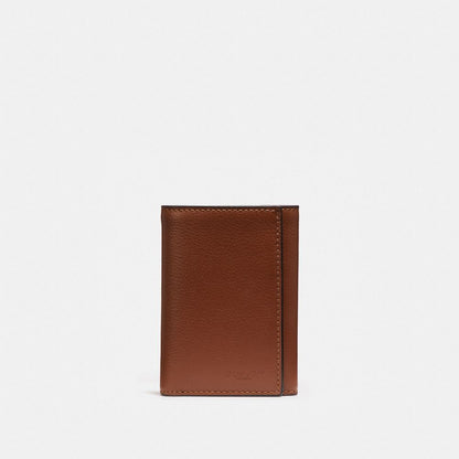 Coach Trifold Wallet Saddle