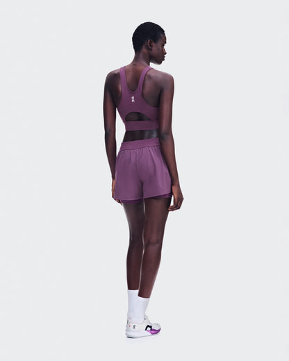 On Court Crop Top Cassis (Women'S)