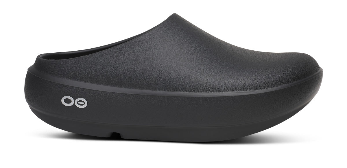 Oofos Men's Clog Black