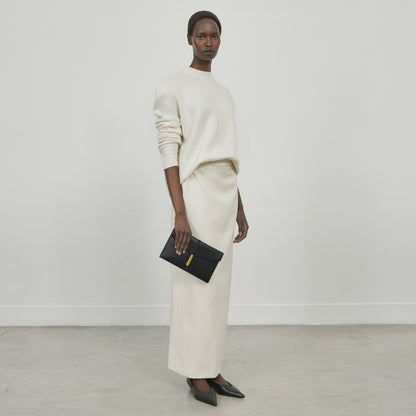 DeMellier The Tokyo Clutch poppy red smooth