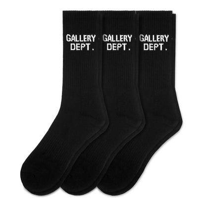 Gallery Dept Clean Black Socks - Set Of 3