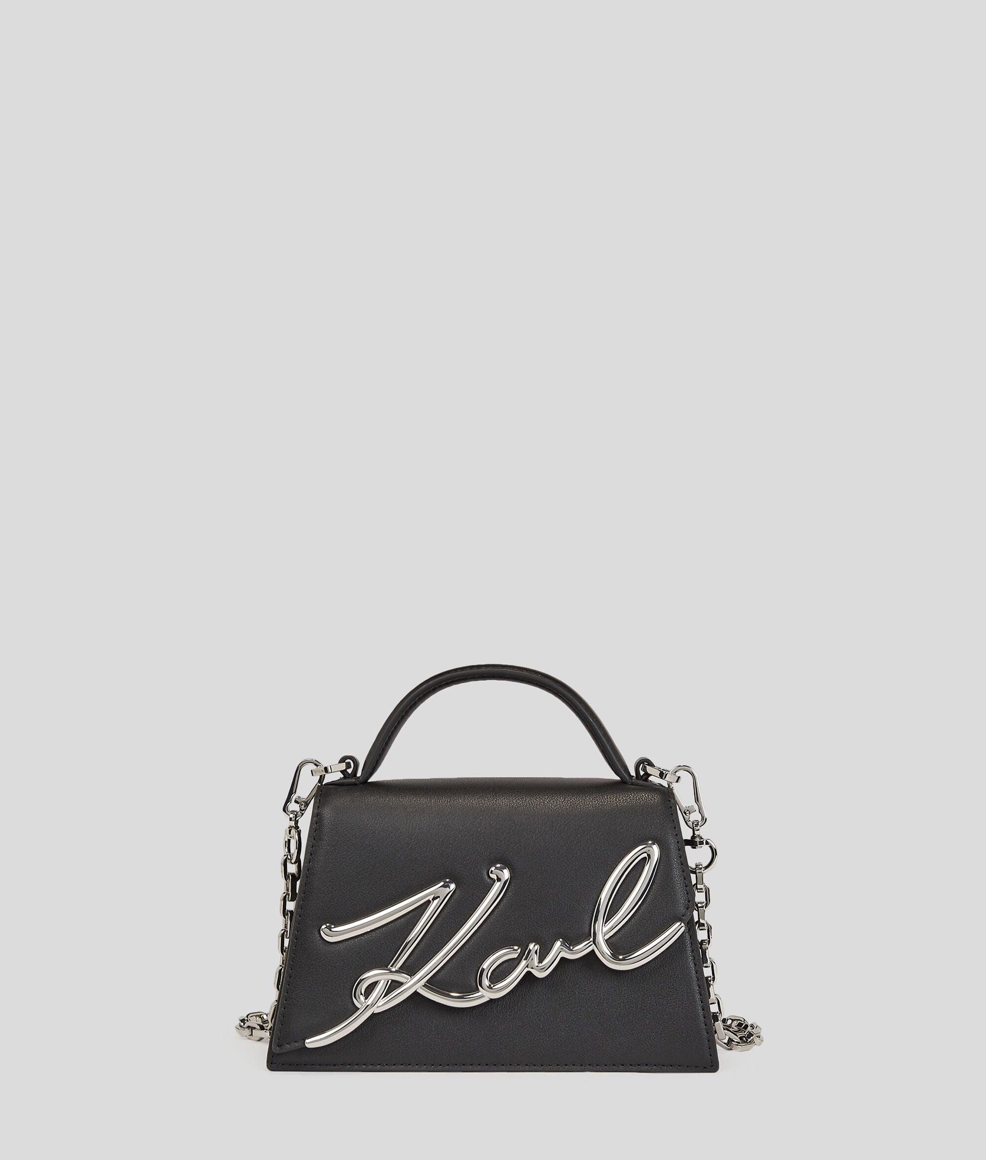 K/Signature Small Crossbody Bag Black/Nickel Black/Nickel