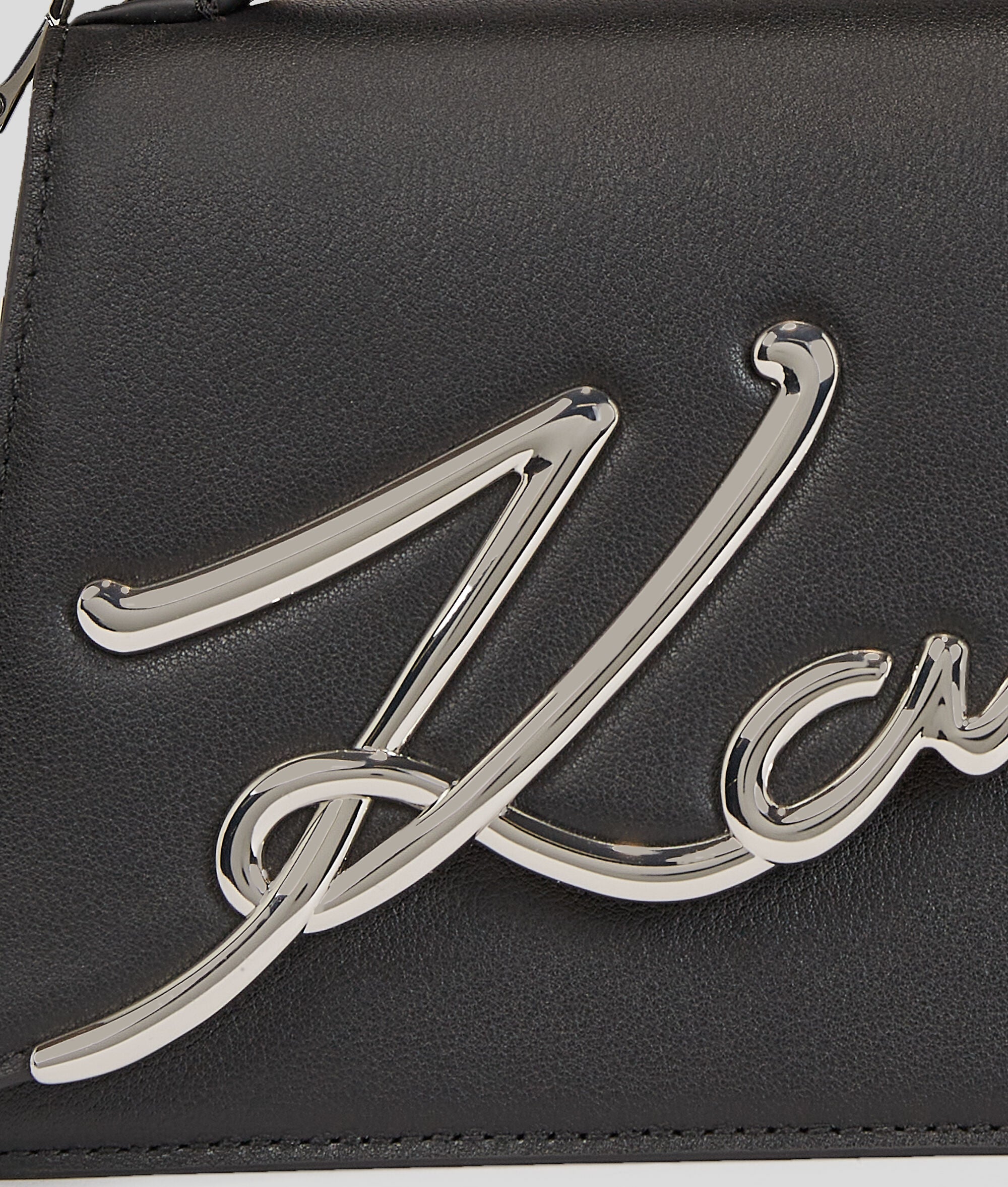 K/Signature Small Crossbody Bag Black/Nickel Black/Nickel