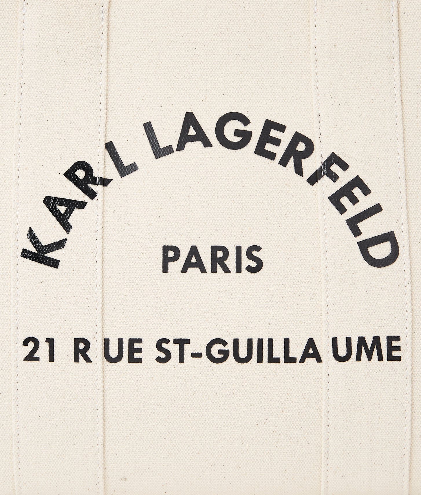 KarlLagerfeld Rue St-Guillaume Medium Tote Bag Natural