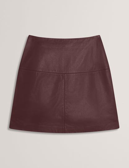 Ted Baker Valiat Aline Leather Mini Skirt Women's