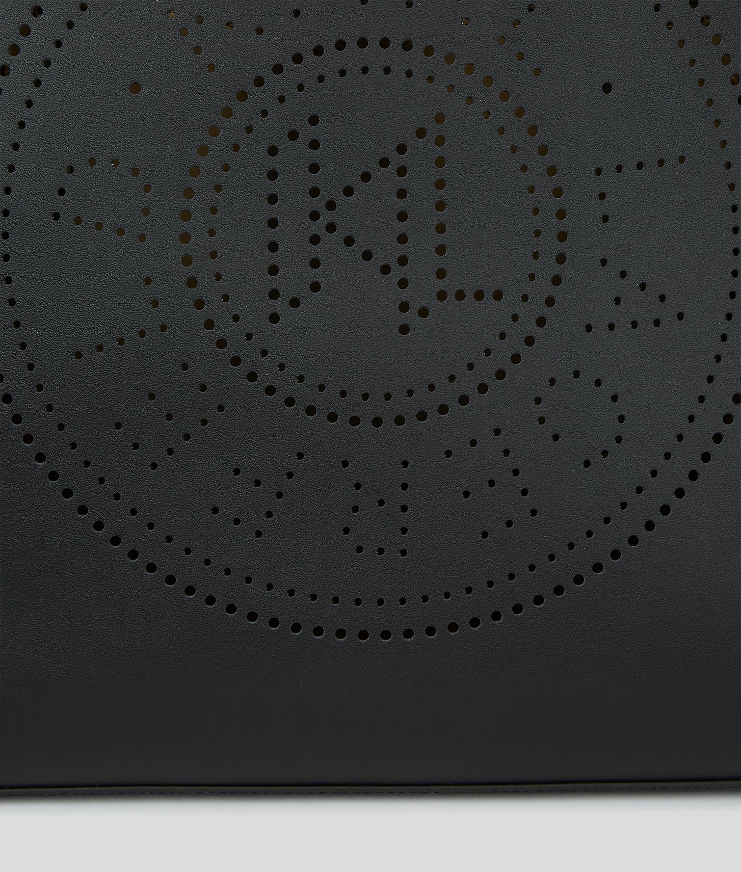 KarlLagerfeld Kcircle Large Perforated Tote Bag Black