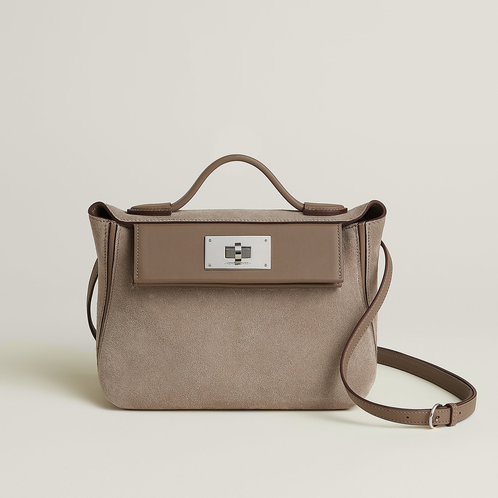  Hermes 24/24 21 Bag Gris Caillou