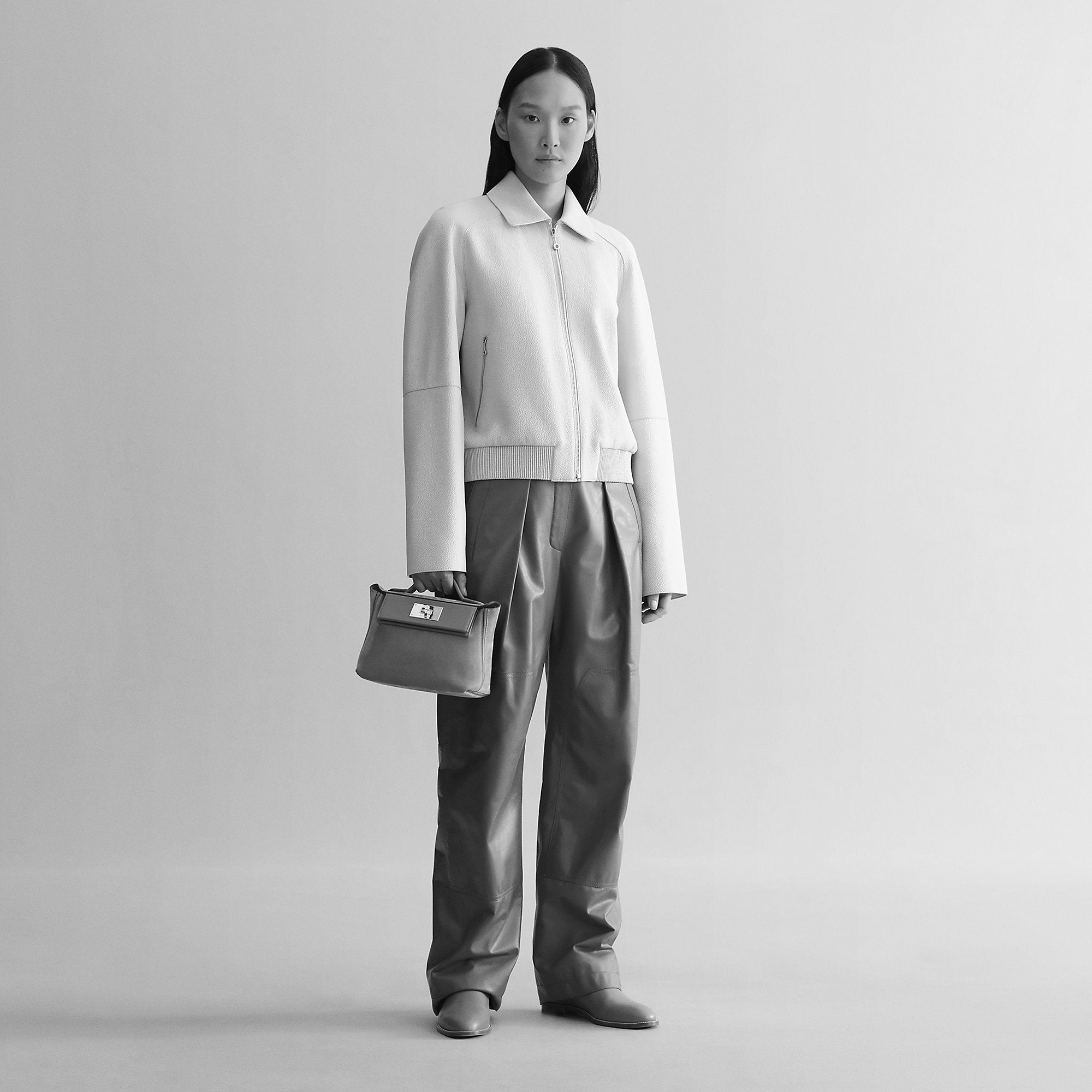  Hermes 24/24 21 Bag Gris Caillou