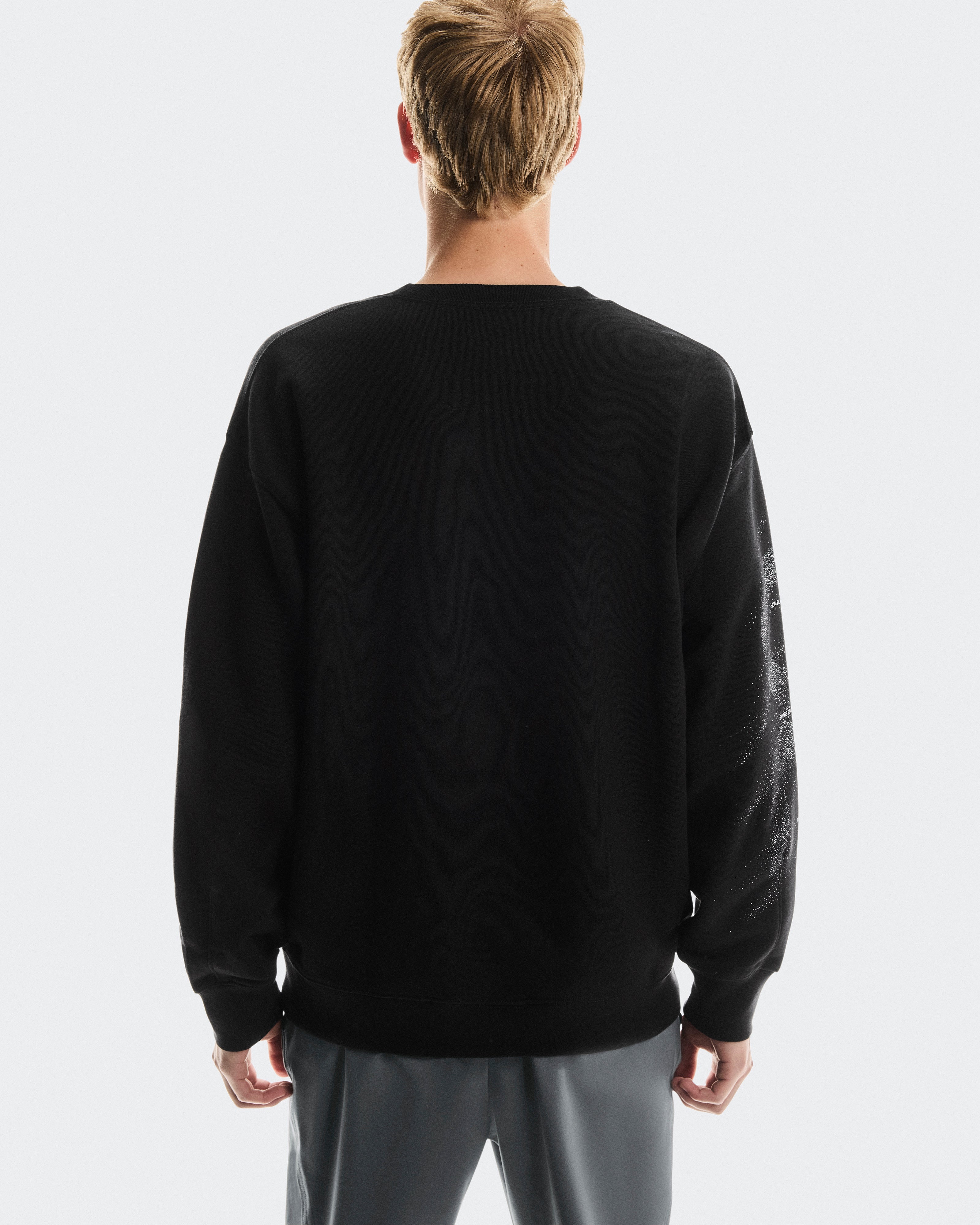 On Club Crew Graphic Black | Olive