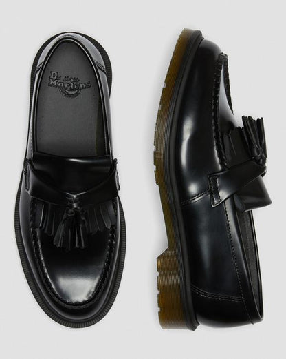 Dr. Martens Adrian Smooth Leather Tassel Loafers Black - Mens