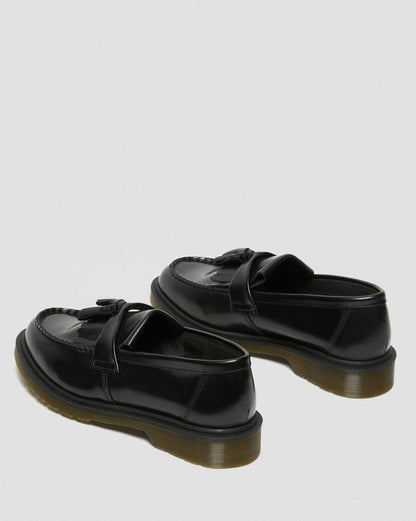 Dr. Martens Adrian Smooth Leather Tassel Loafers Black - Mens