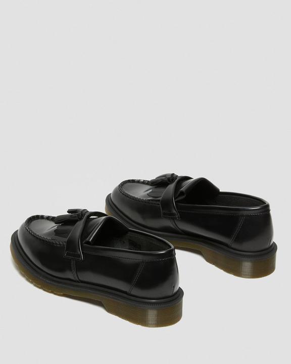 Dr. Martens Adrian Smooth Leather Tassel Loafers Black - Mens